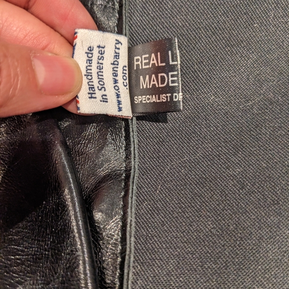 Owen Barry, large, real leather bag - Picture 8 of 9